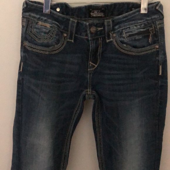Express Rerock boot cut jeans size 4 - Picture 4 of 7